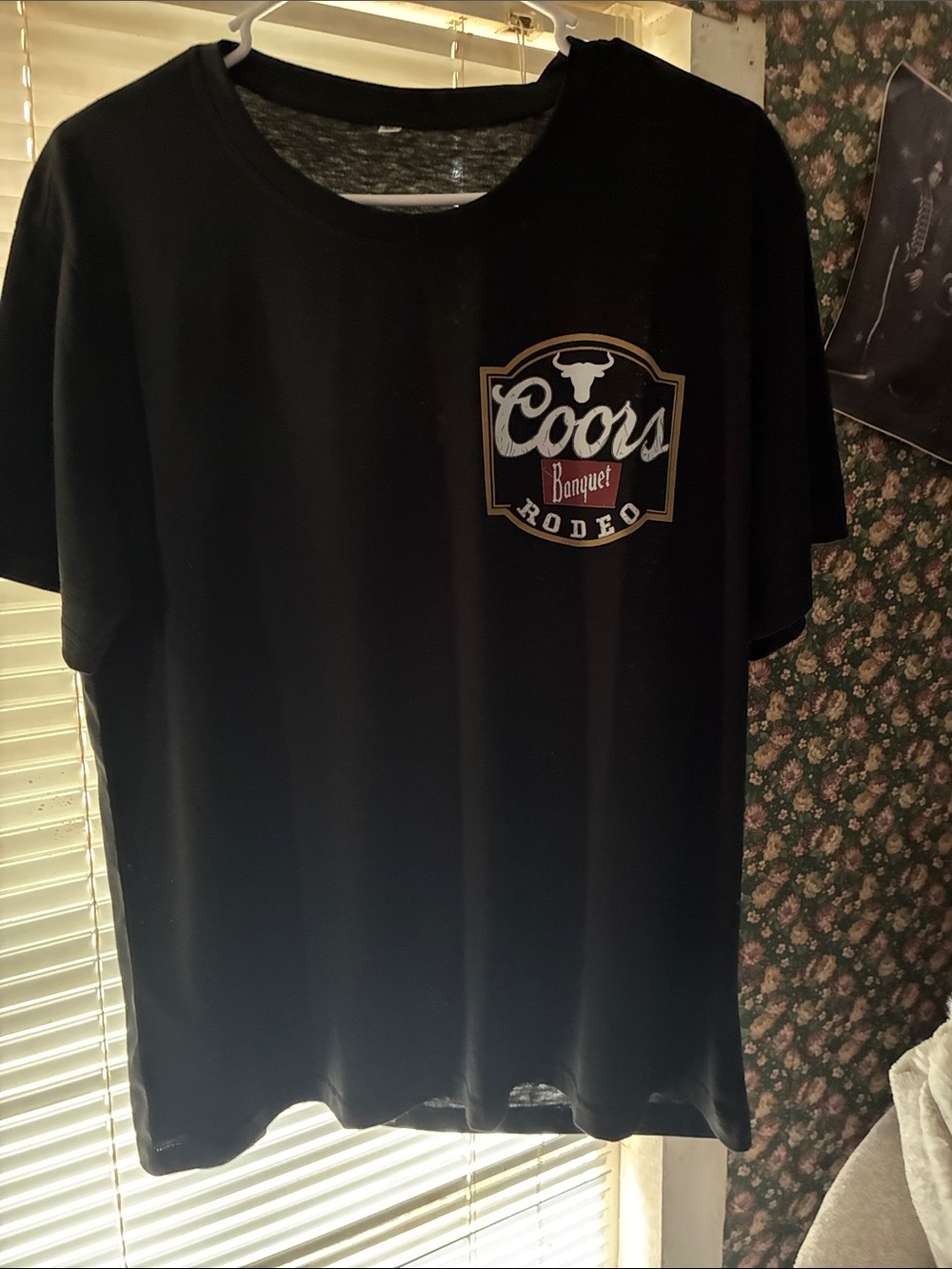 Coors Banquet Rodeo Graphic Black Short Sleeve Tee